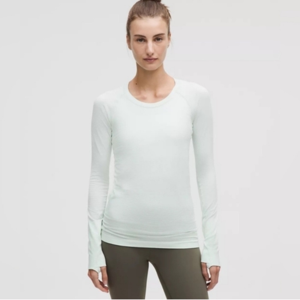 Lululemon‎ Swiftly Tech Long-Sleeve Shirt Neon Yellow Green 8